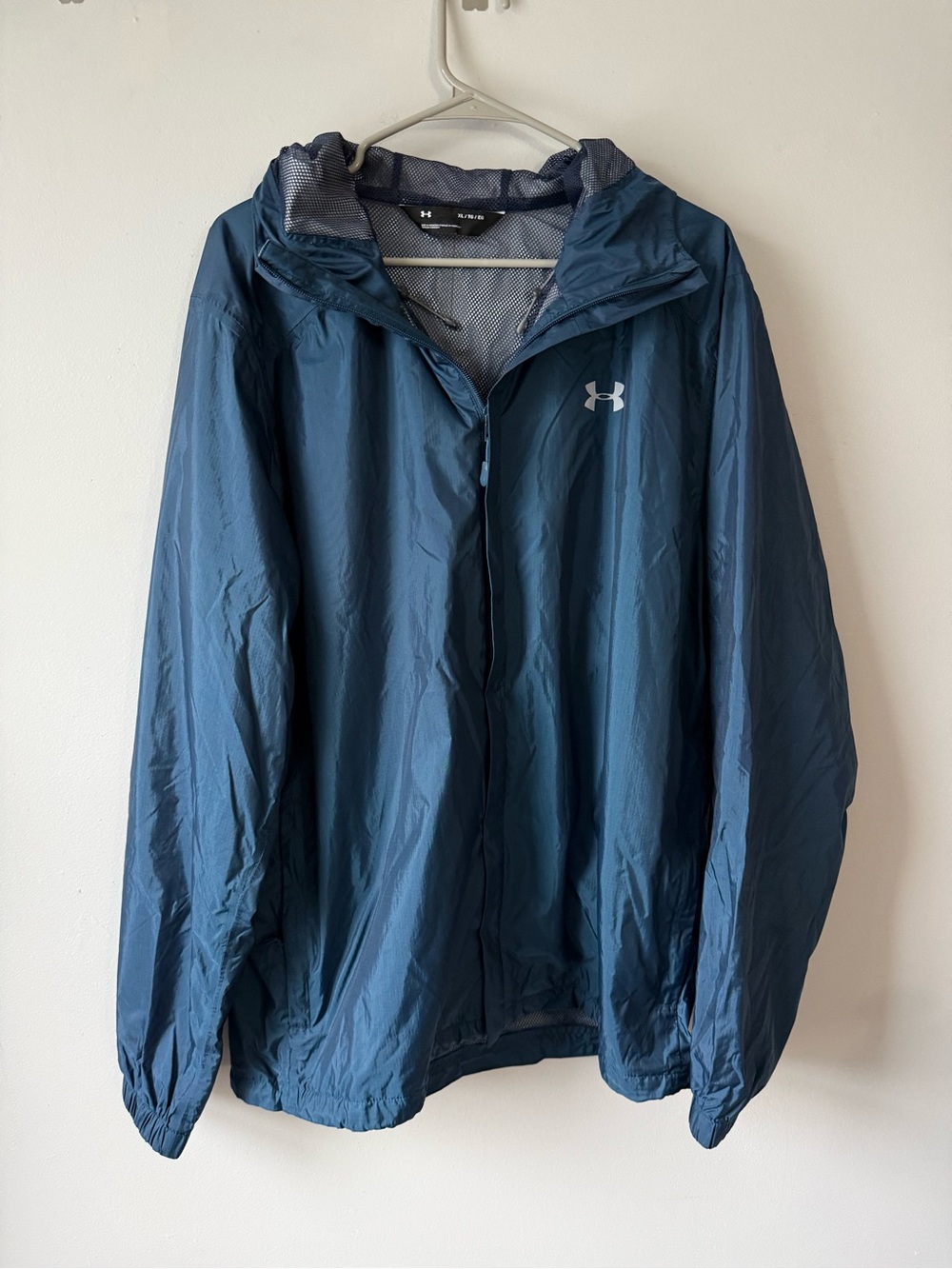 Under Armour Storm Men's Lightweight Hooded Windbreaker Jacket Blue